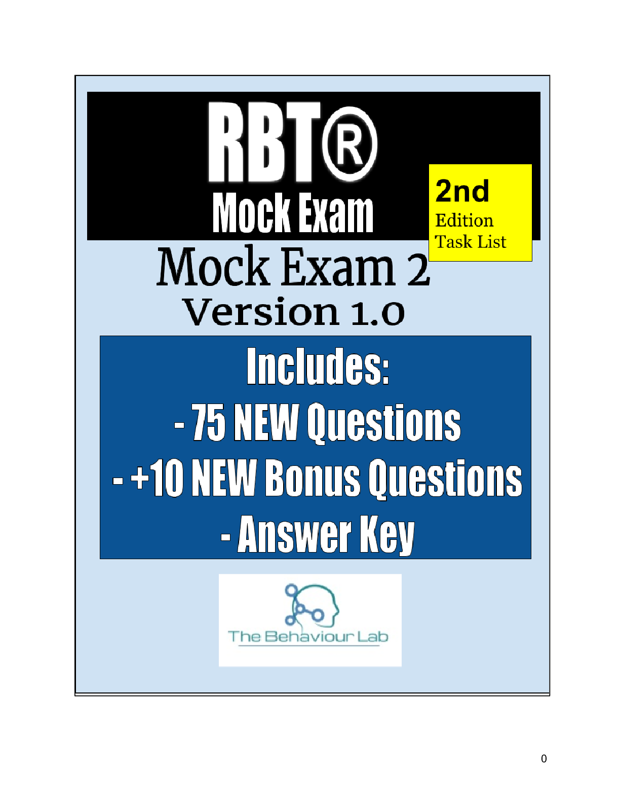 Preview image for RBT mock exam 2 | 75 new questions + 10 new bonus questions | Answer key | RBT study | rbt exam | rbt test | rbt practice | 2nd edition